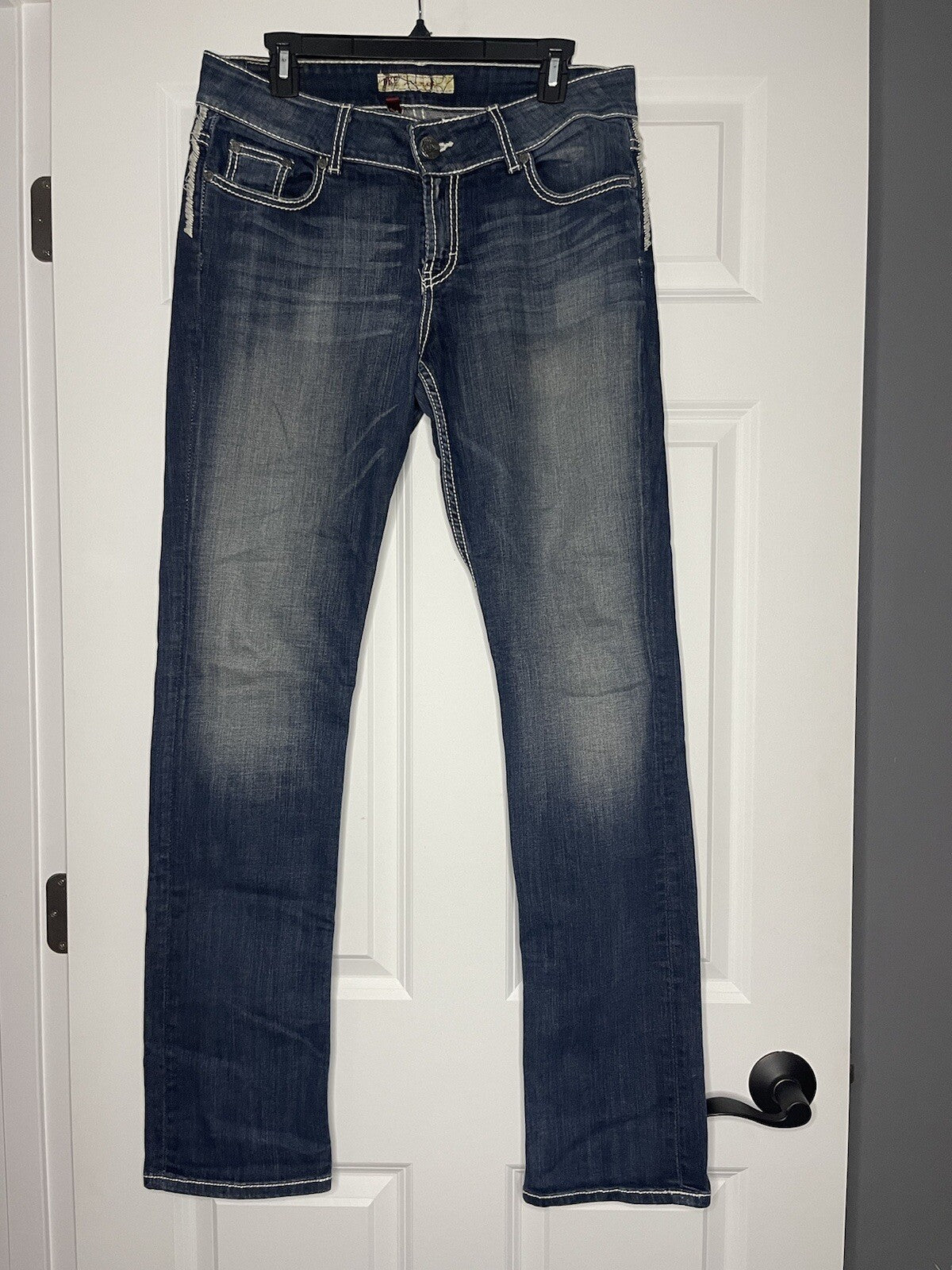 Bke culture straight jeans 30x 33 1/2 dark blue 