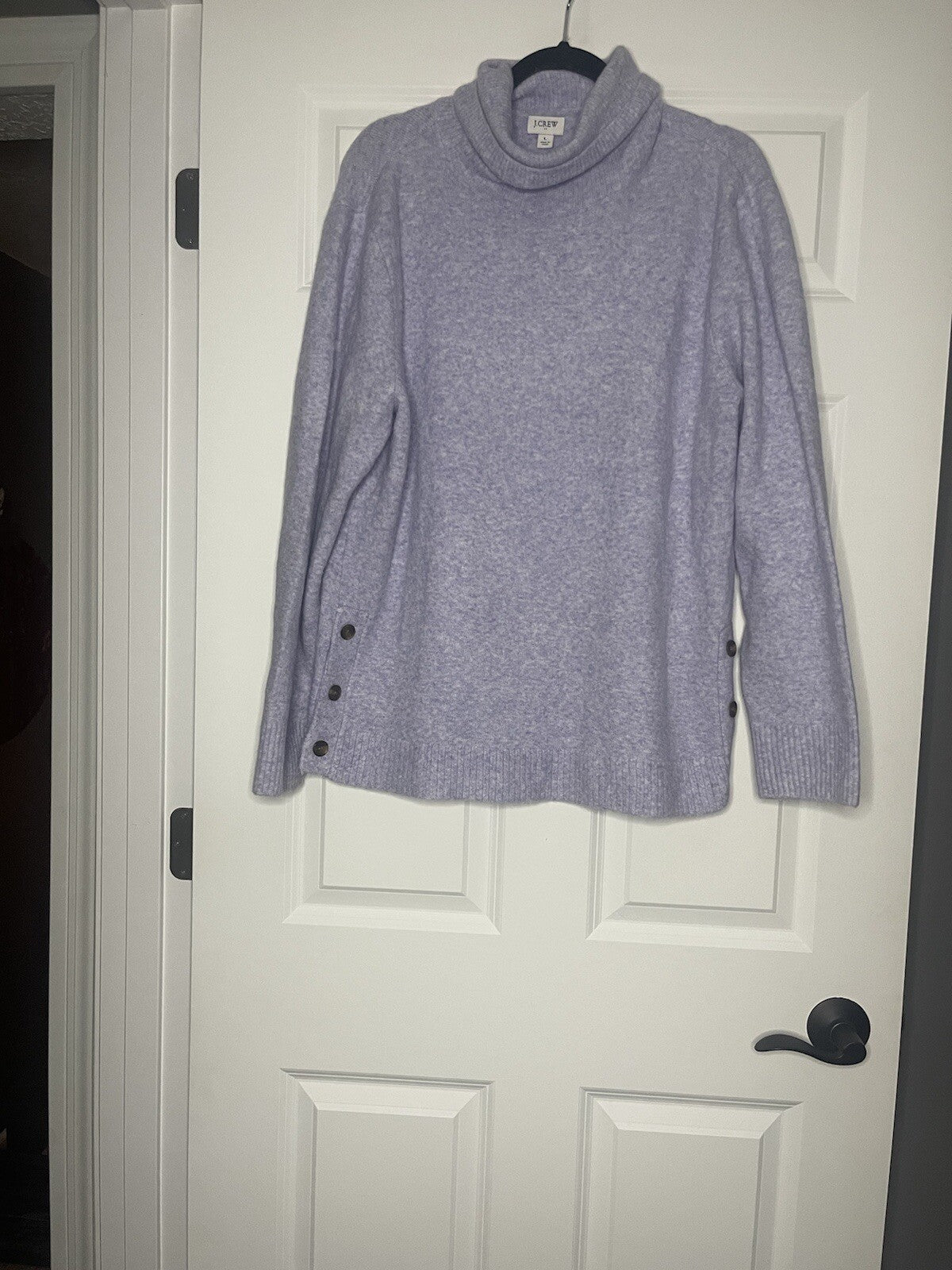 J crew turtleneck sweater light purple large Worn Once