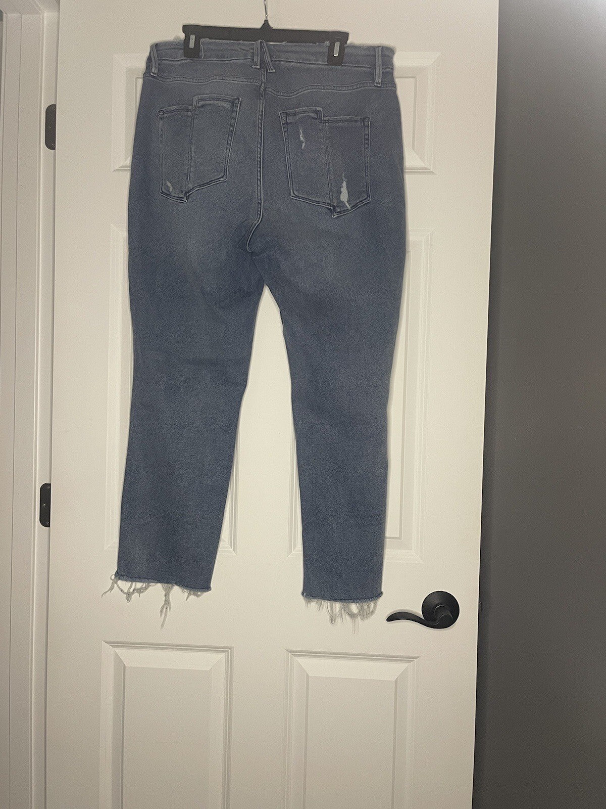 Good American Good Straight Jeans Size 16 Blue