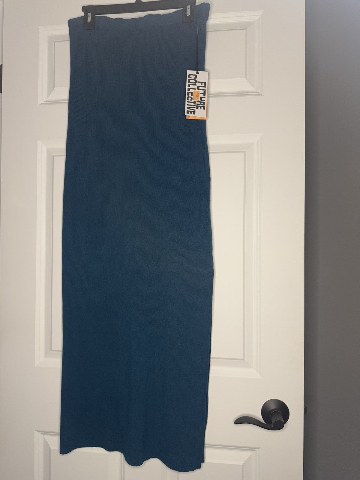 Future Collective Jenny K Lopez Tube Dress Xxl Ribbed Teal Nwt 