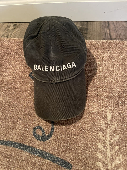Balenciaga Ball Cap Size Large Blueish Gray 