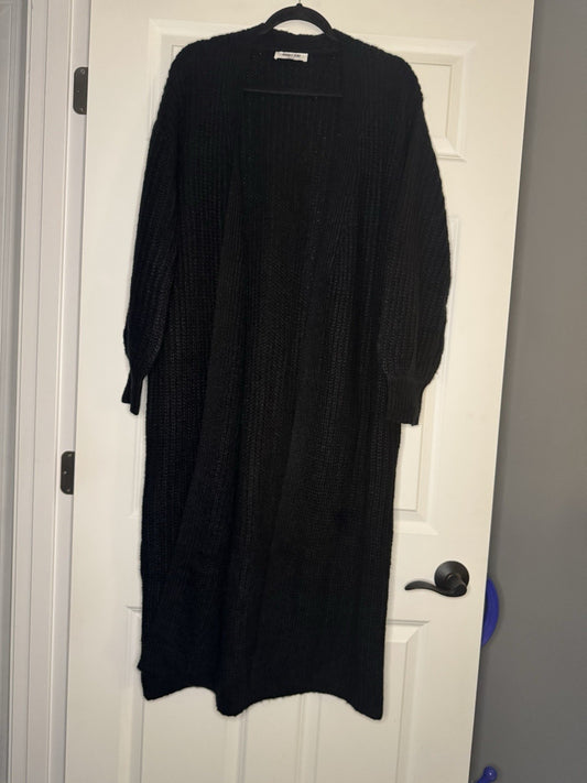 Double Zero Cardigan Long Spicy Small Black Knit 