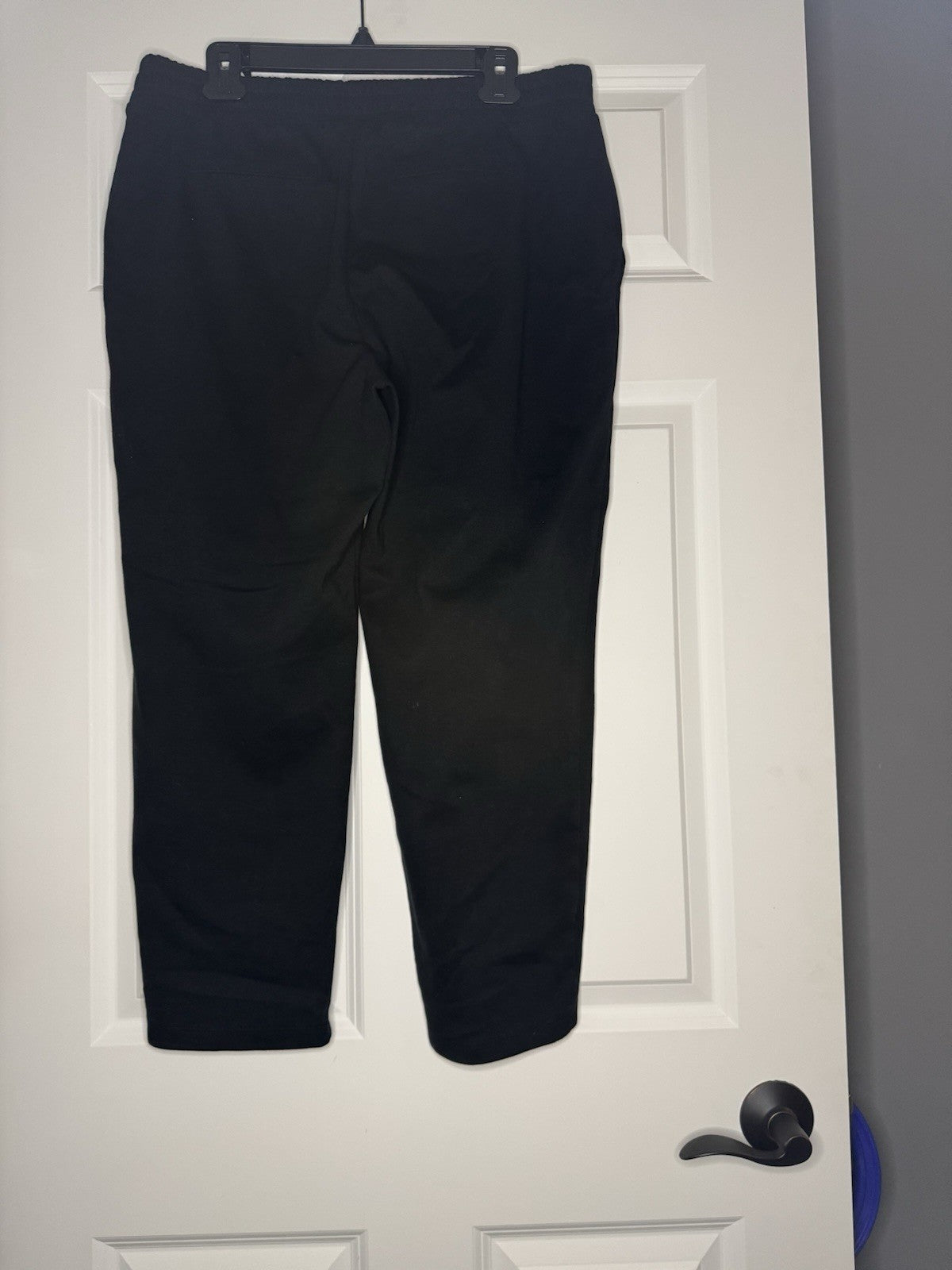 A New Day Large Pants Elastic Waistband Black 
