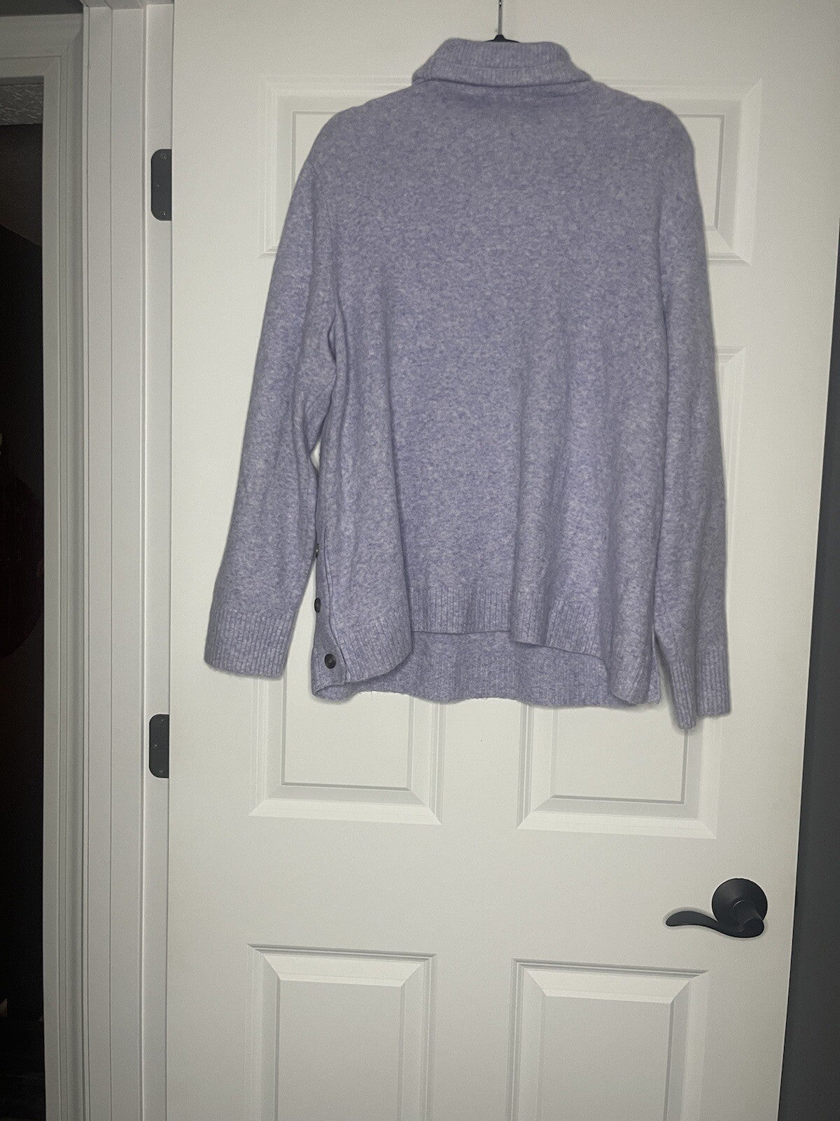 J crew turtleneck sweater light purple large Worn Once