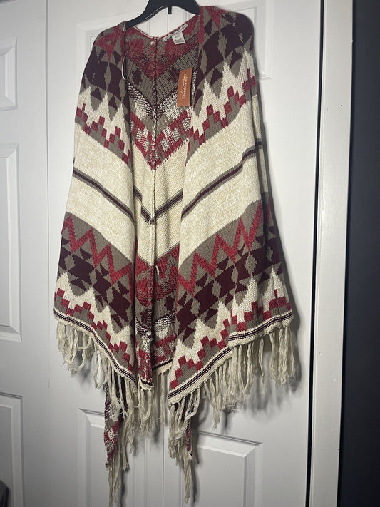 American Rag cardigan 0x/1x pink tan cream plum nwt  Msrp $89.50
