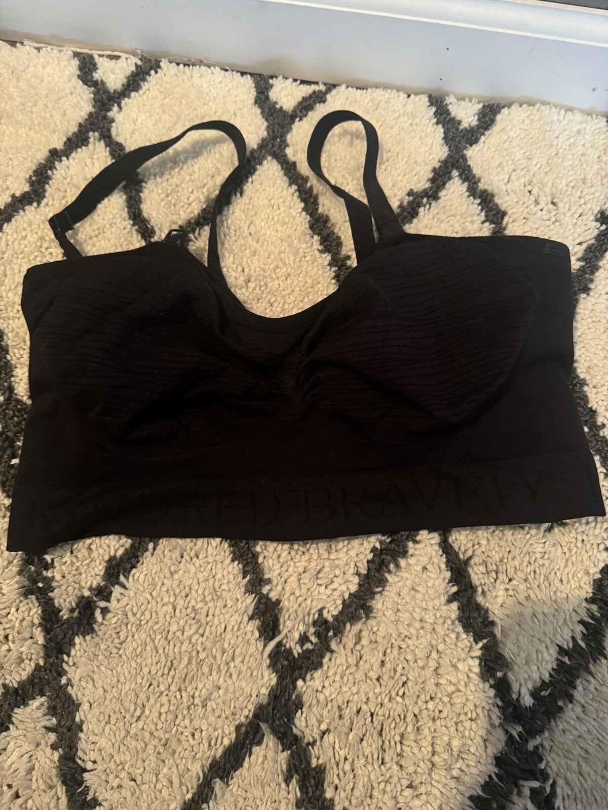 Kindred Bravely Nursing Bra Medium Black Without Padding 