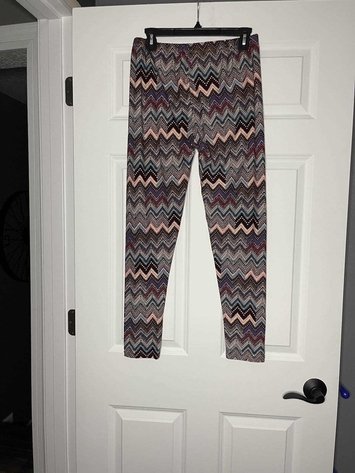 Honey and lace plus size curvy leggings multicolor print nwt