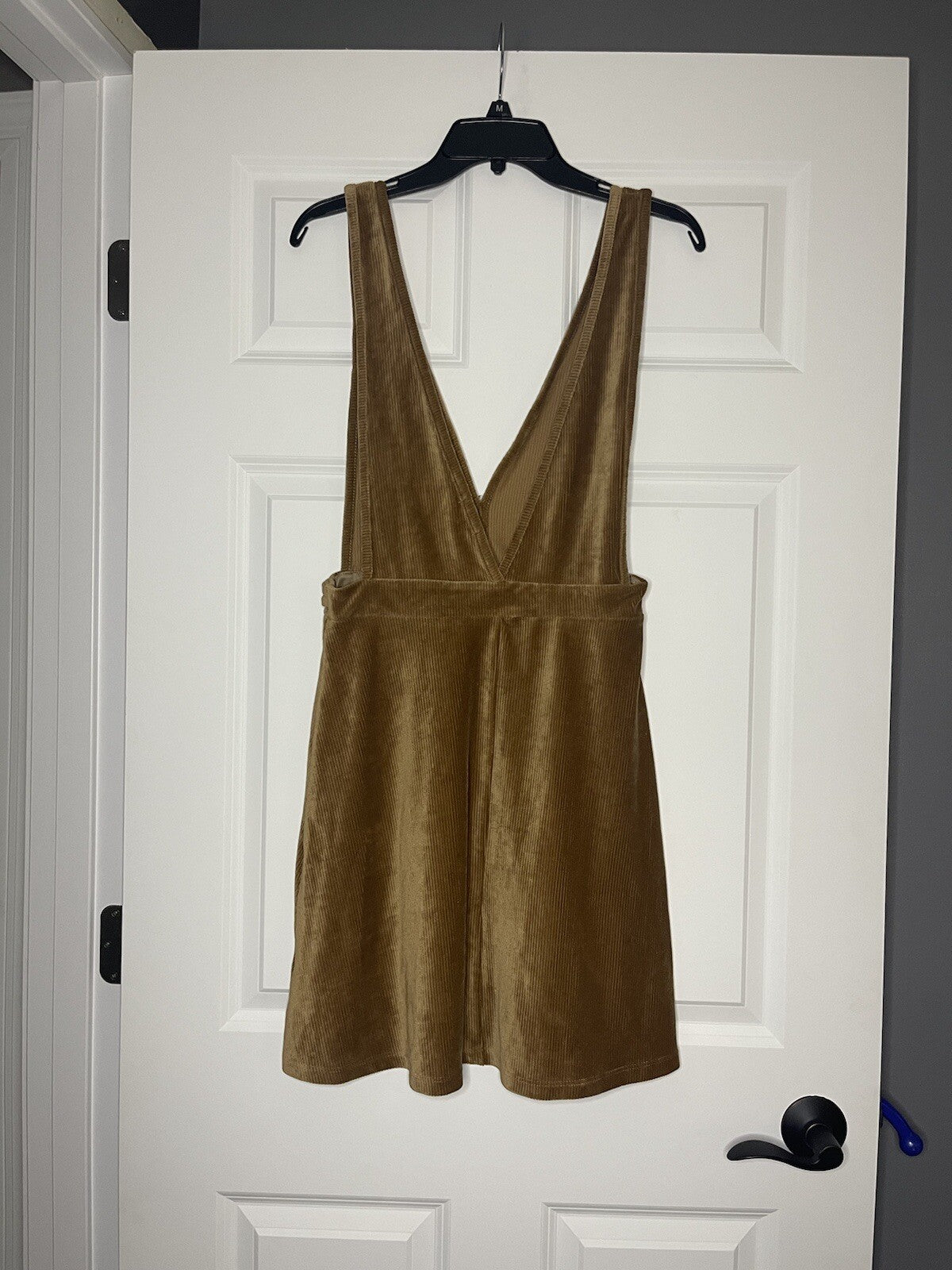Originality sleeveless brown cord jumper medium 