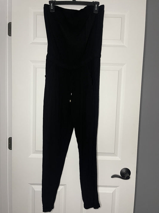 Old Navy Black Romper Small With Pockets 