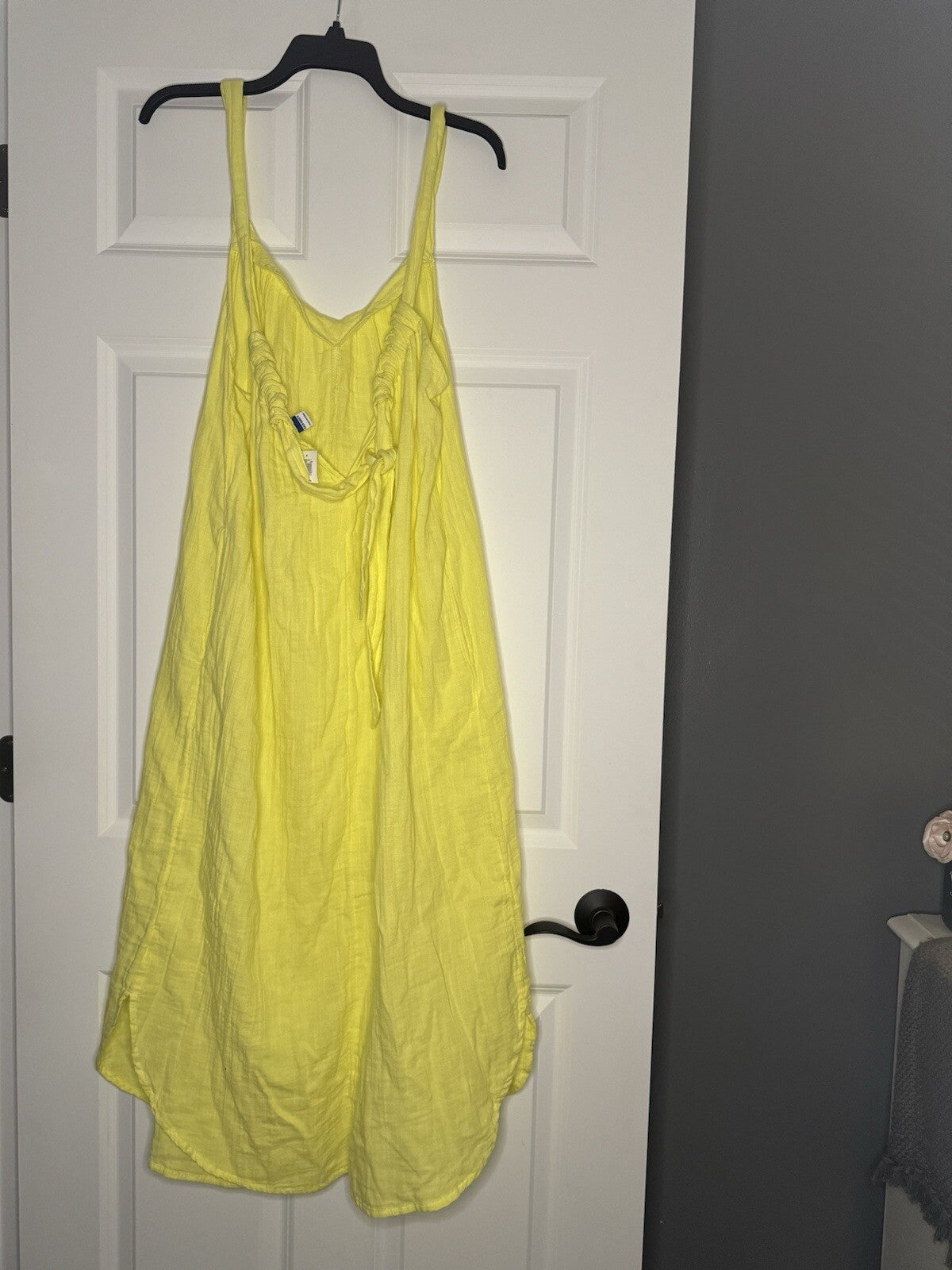 Old Navy Sleeveless Dress Yellow Large Petite Nwt 