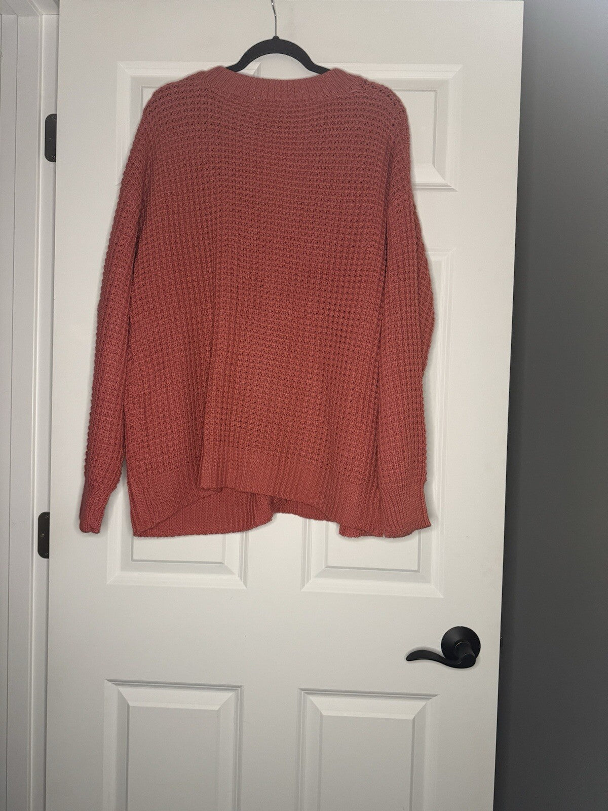 Zenana Knit Cardigan 2x Mauve With Pockets 