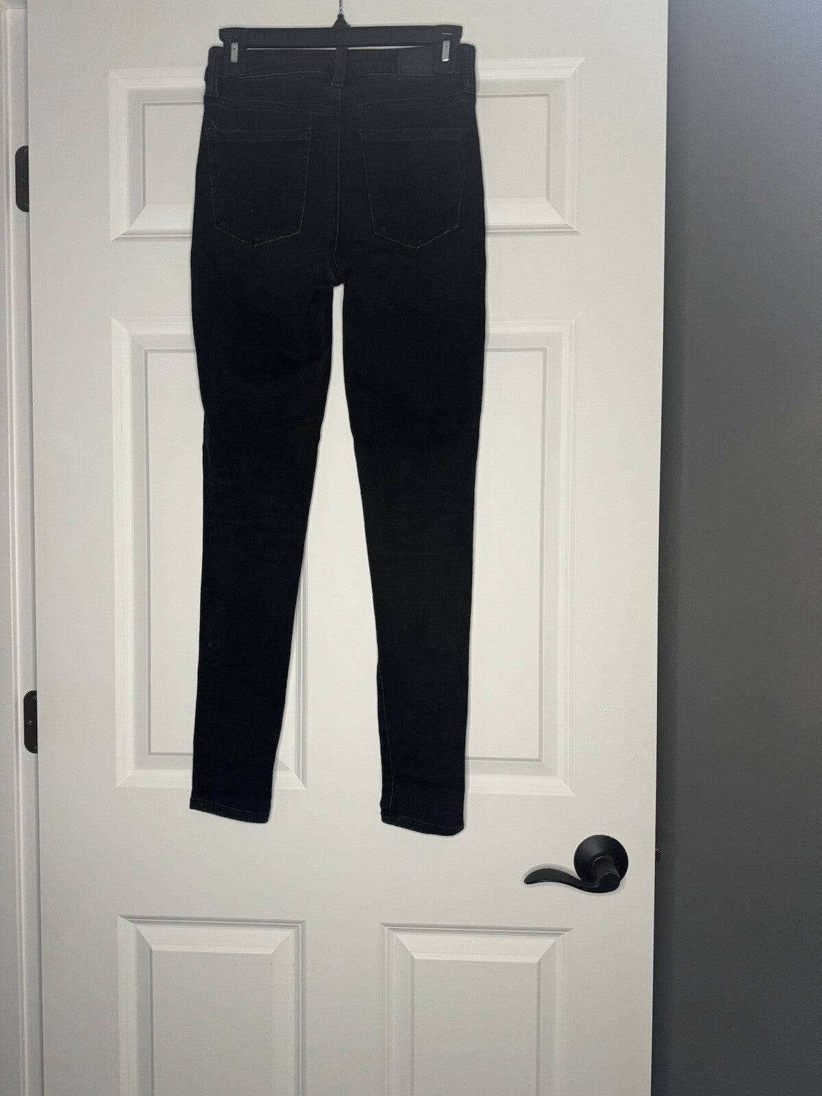 American Eagle 360 Next Level Stretch Super High Rise Jegging Black Size 0 