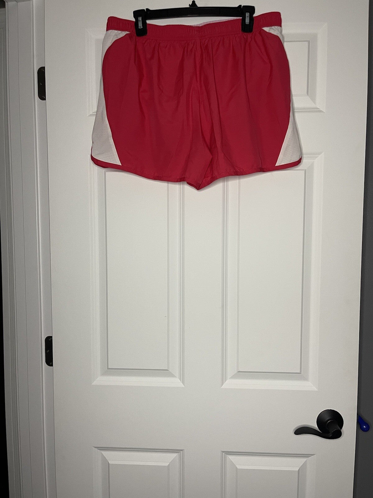 Adidas shorts with liner xl light and dark pink and white 