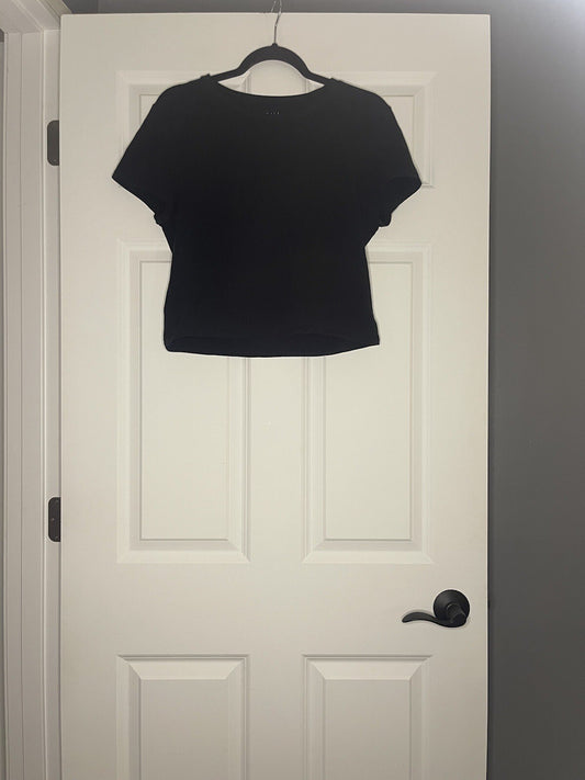 Abercrombie And Fitch Short Sleeve Shirt Large Black 