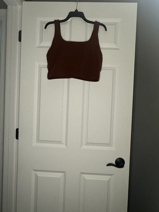 All In Motion Sports Bra Rust Xl No Padding 