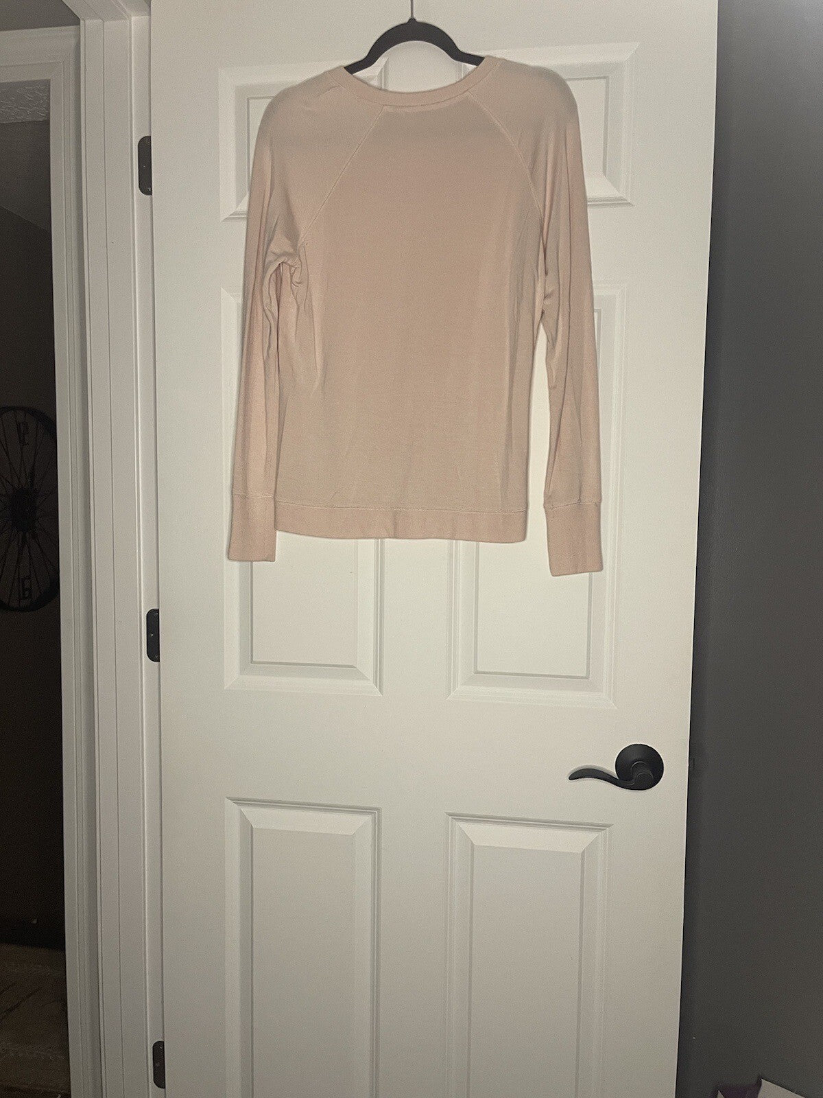 Athleta Small Sweatshirt Overlap In Front Pink 