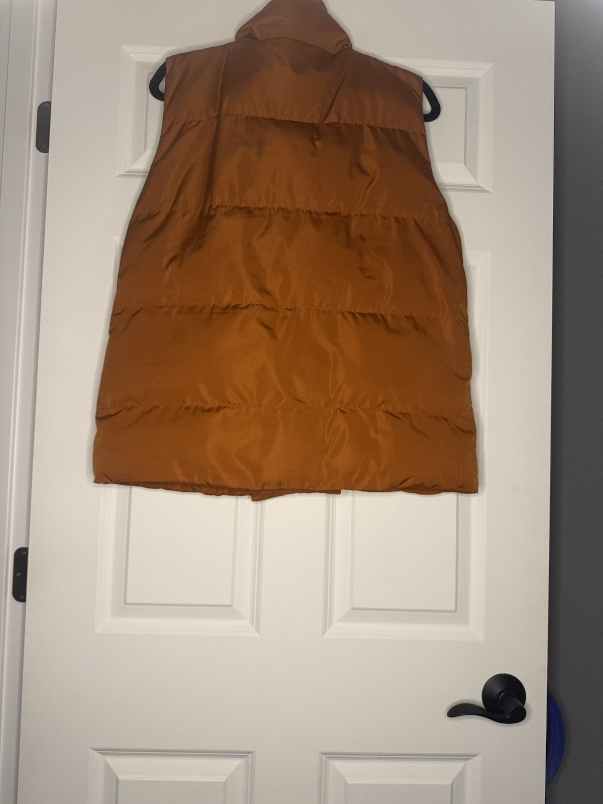 Gibson Latimer Puffy Vest Medium Burnt Orange 