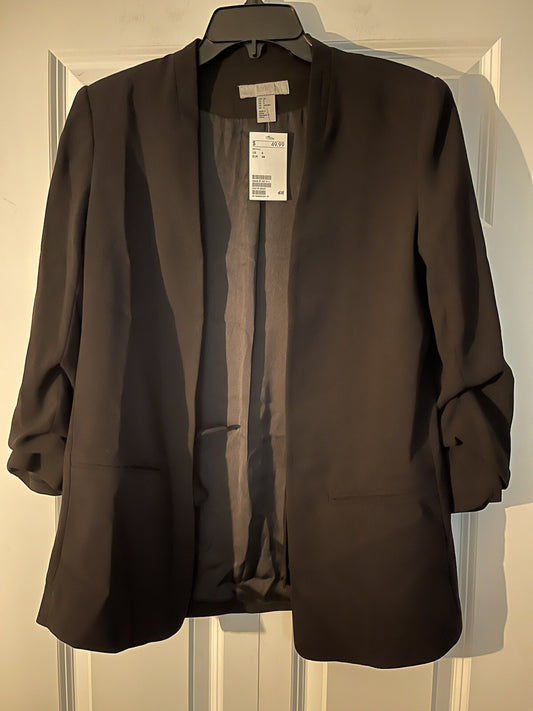 HM blazer size 6 black new with tags 