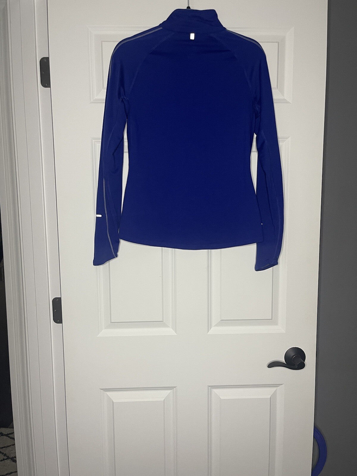 Nike dri fit half zip blue medium 