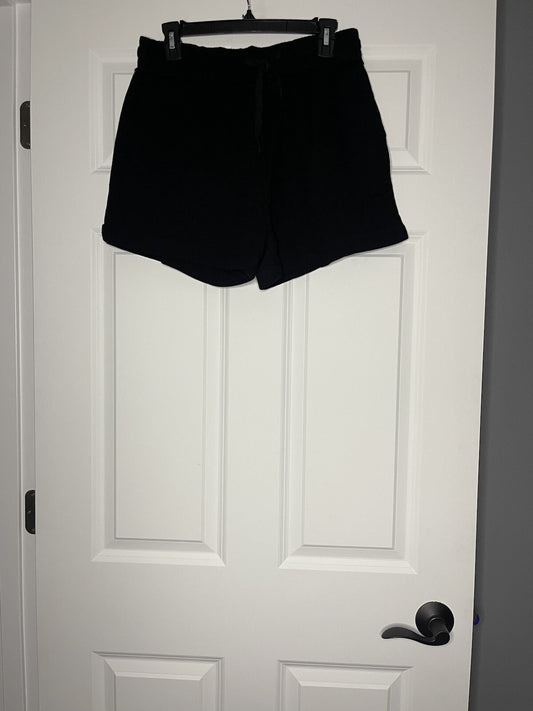 White Birch shorts black large NWOT 