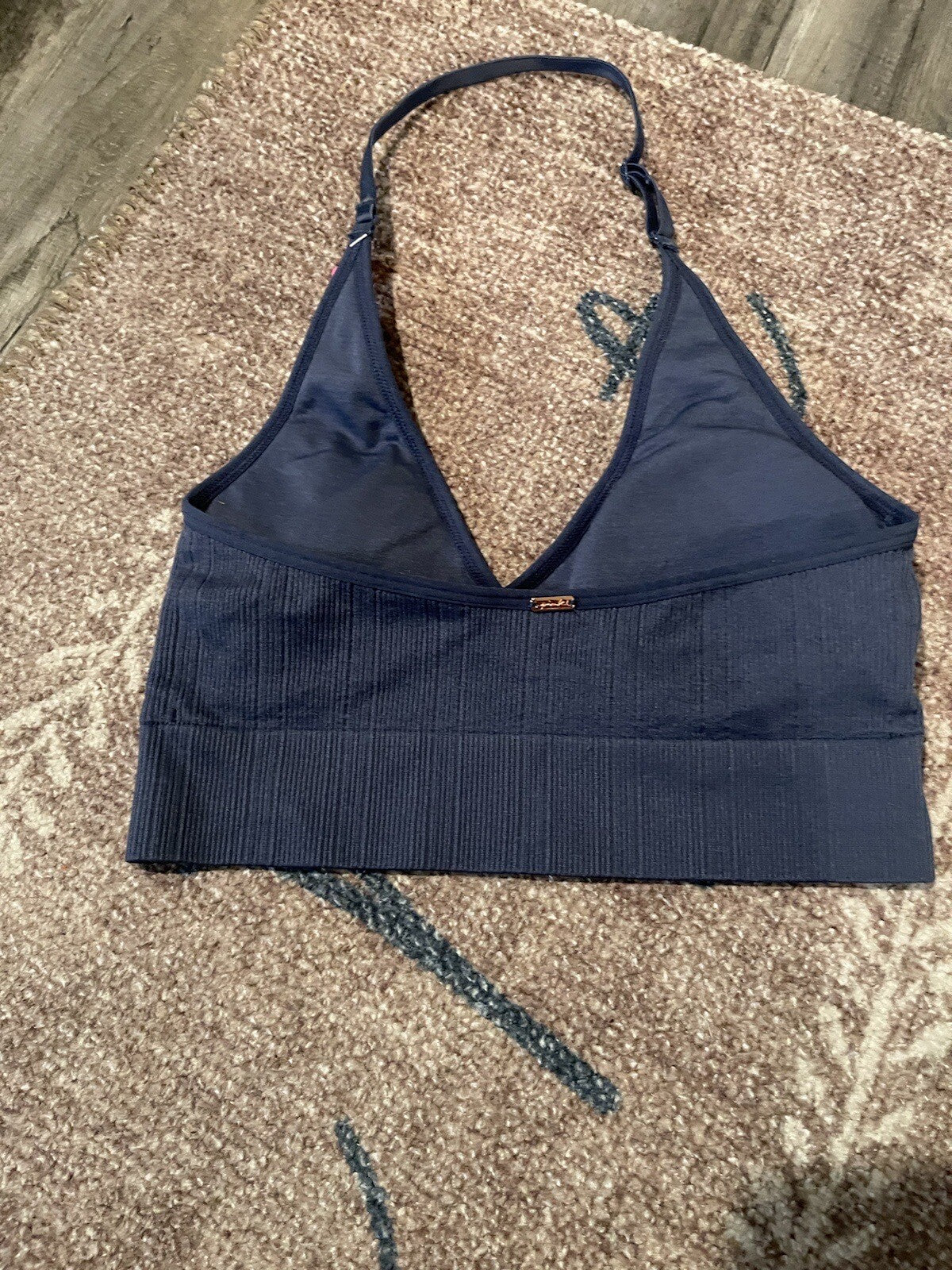 Victorias Secret Halter Bralette Blue Small Nwt 