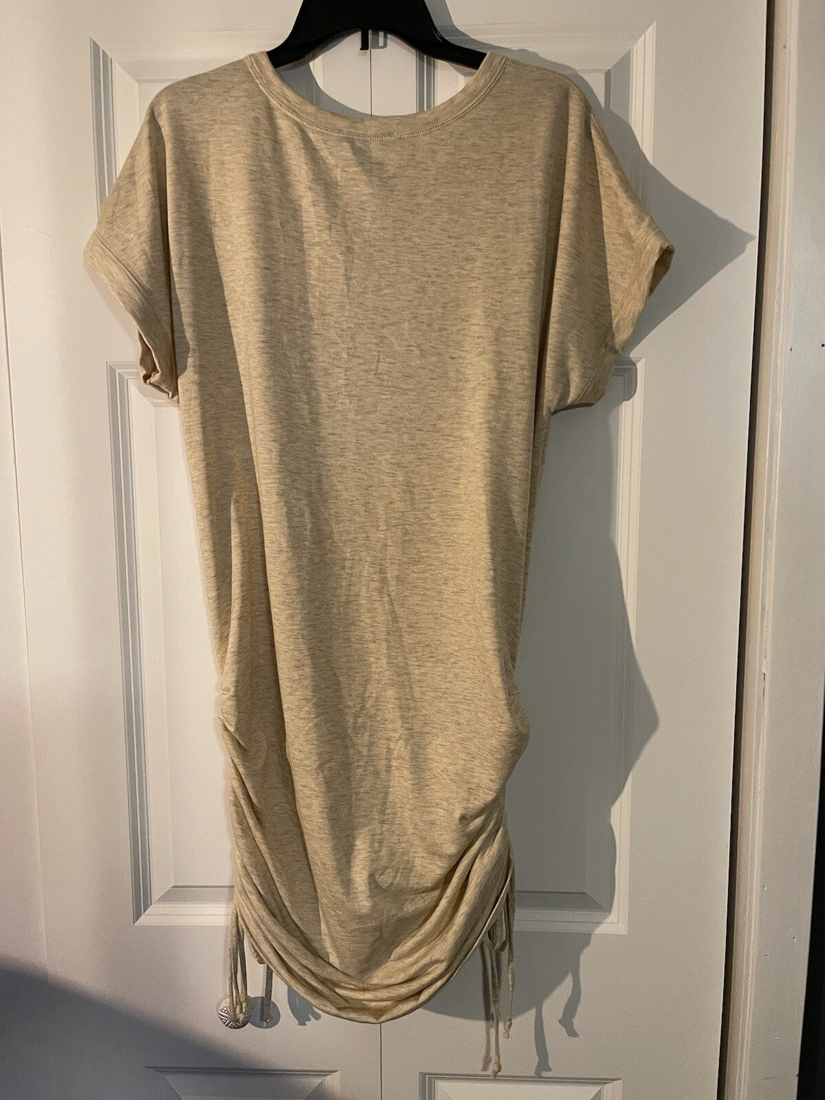 Boutique shop basic usa dress beige heathered medium nwt 