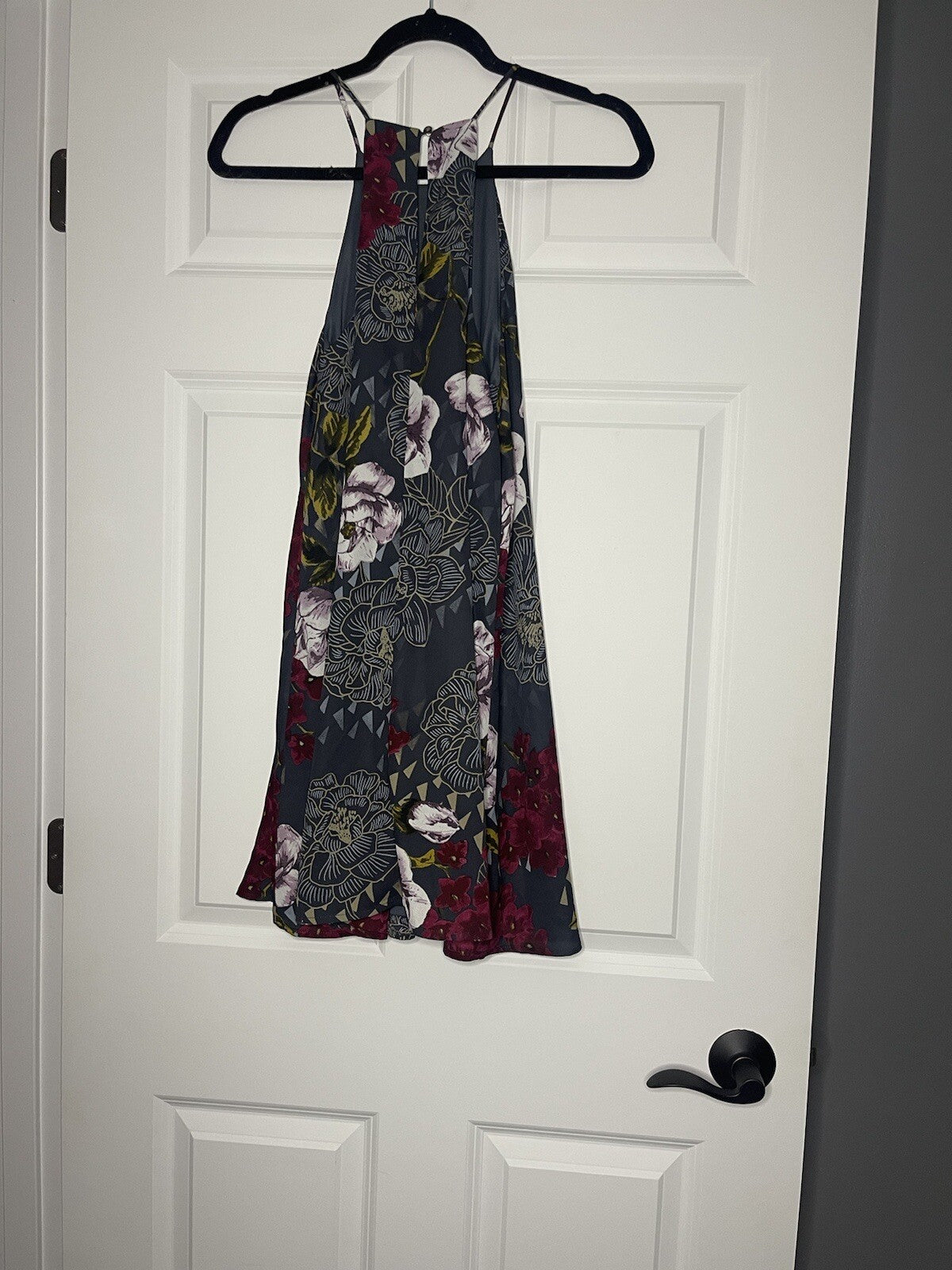 Everly Sleeveless Dress Blue W Multicolor Floral XS 