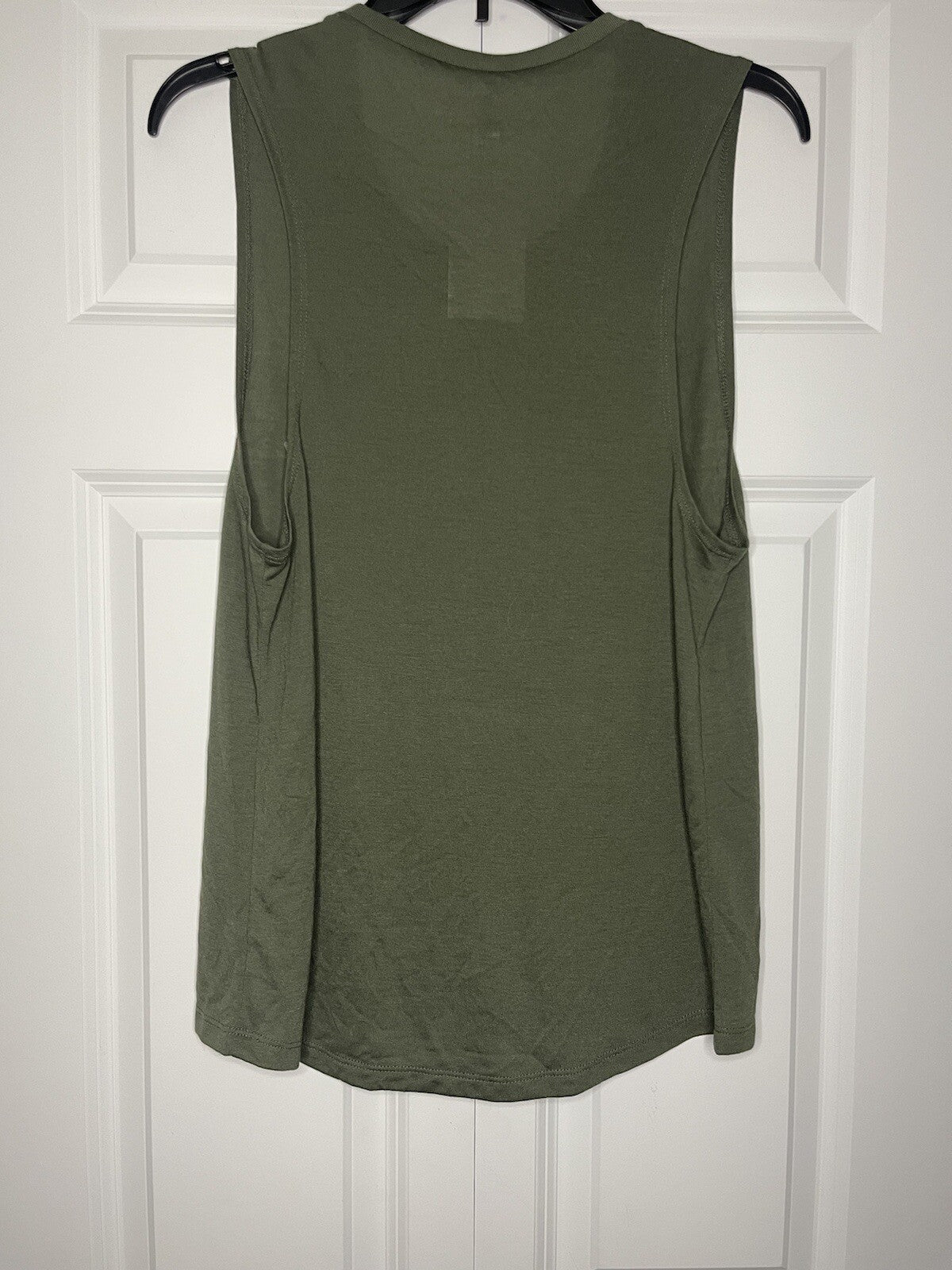 Bella Canvas sleeveless tank weekend large green nwt 