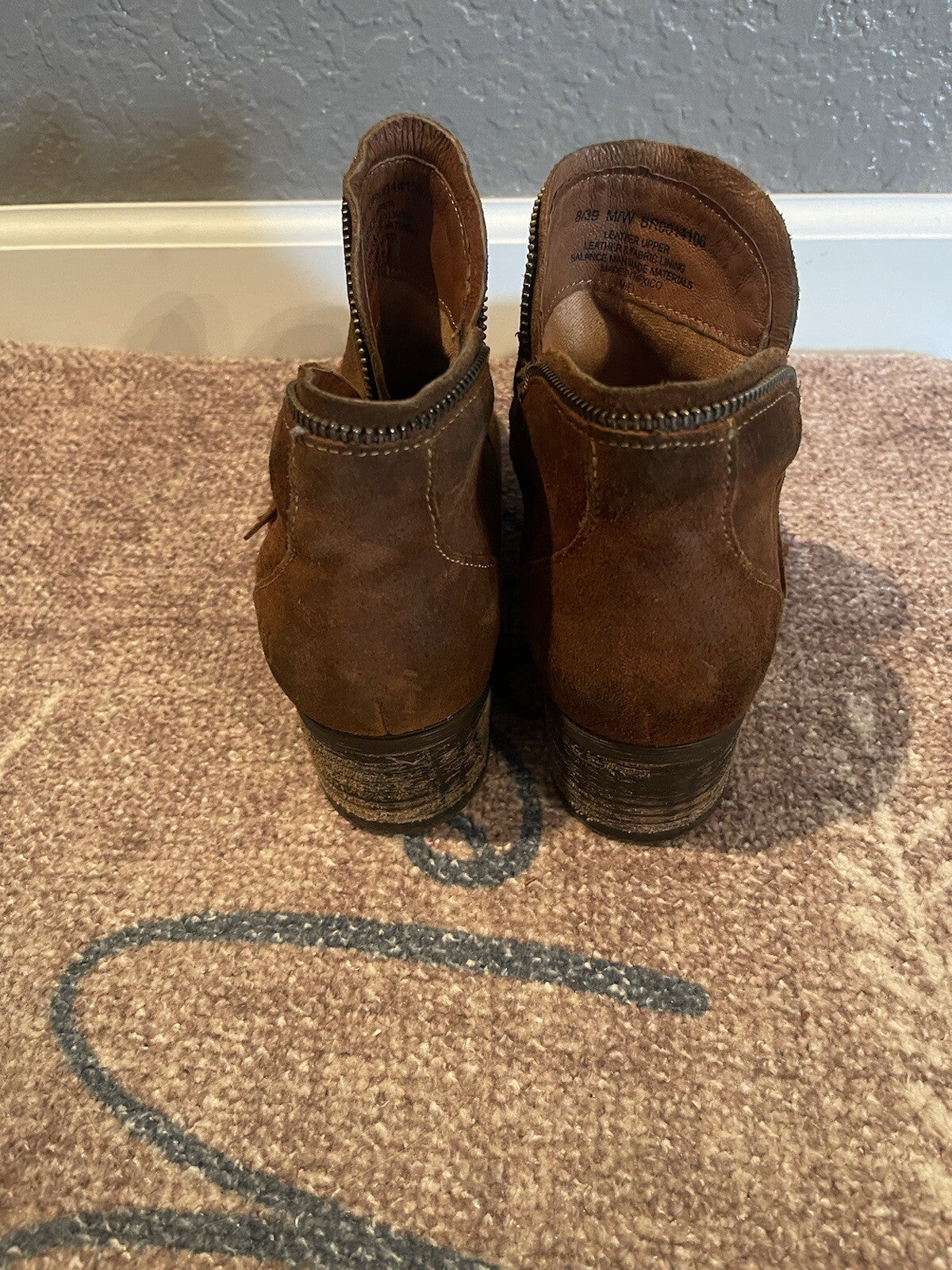 Born Size 8 Brown Booties 
