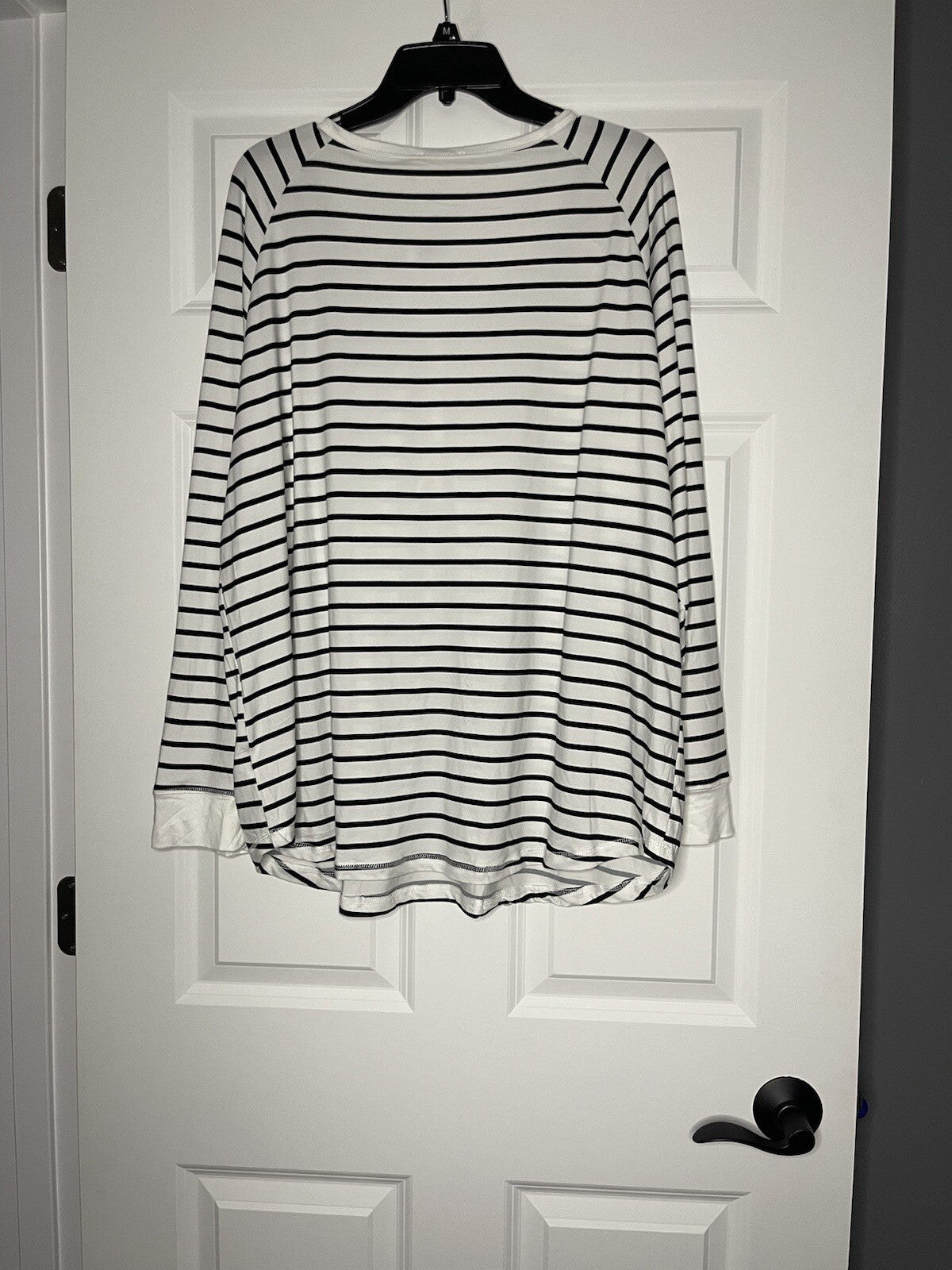 Ninexis 2 piece pajama set 3x Joanna striped white and black NWT SO SOFT!