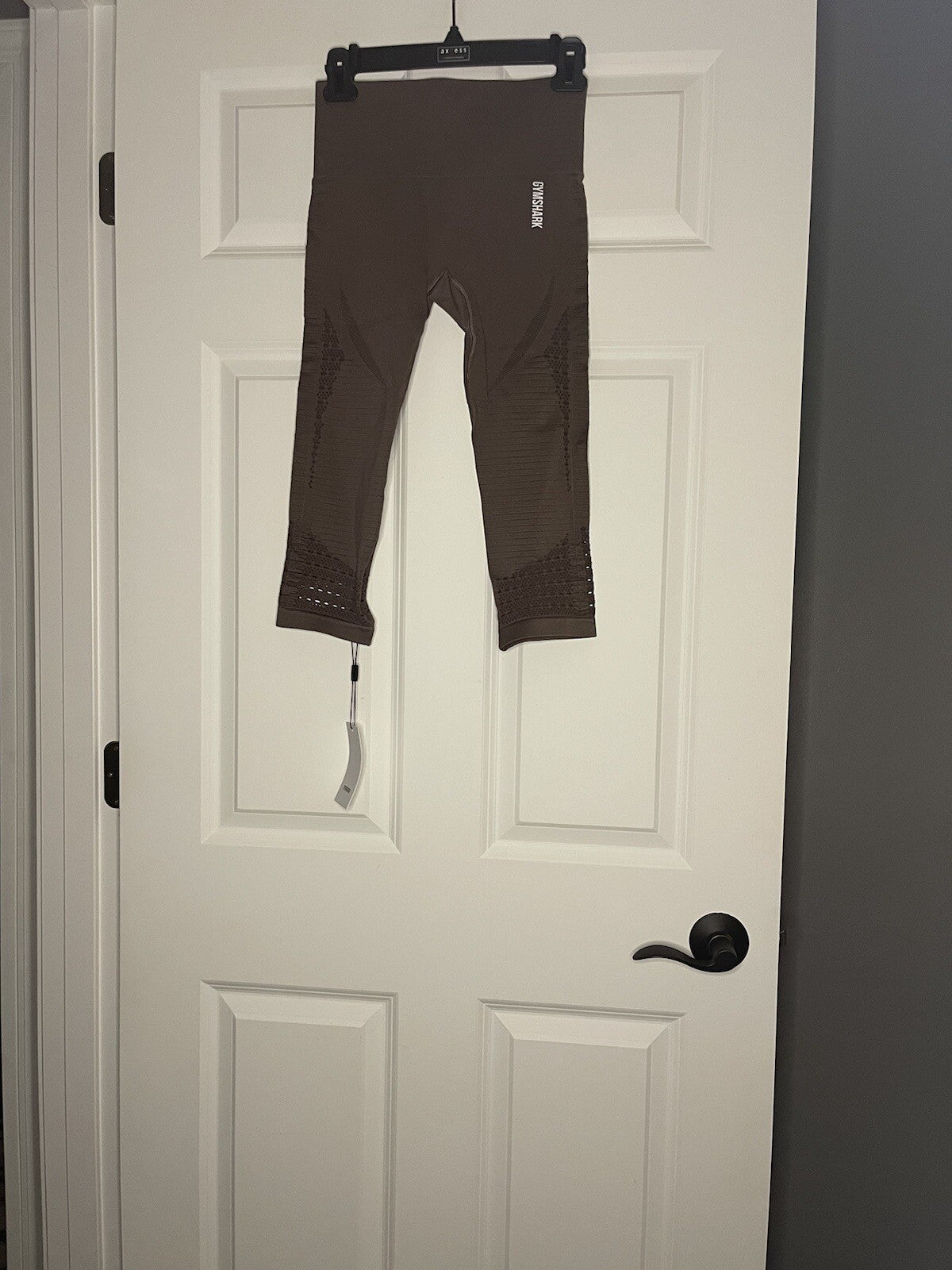 Gymshark Energy Seamless Cropped Leggings Rose Taupe Nwt 