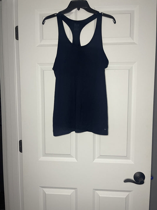Nike dri fit slim fit tank large navy 