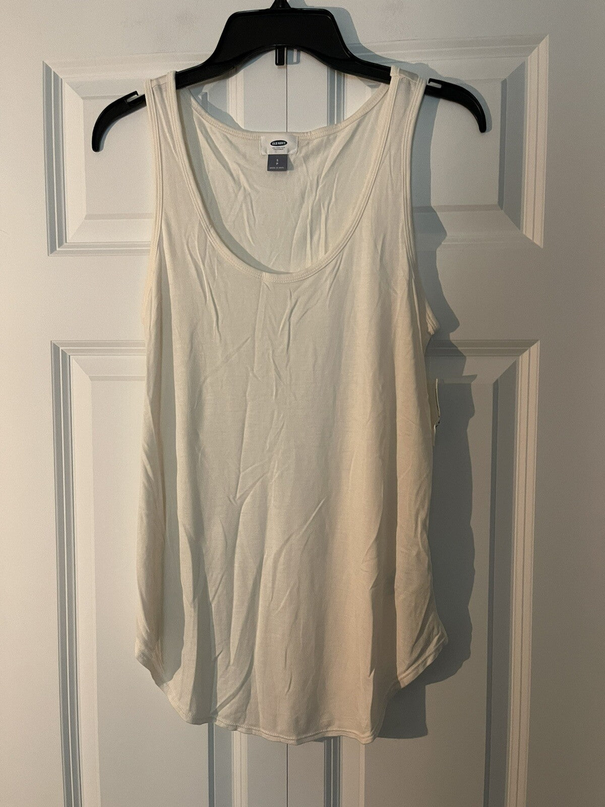 Old Navy small sleeveless blouse ivory nwt 