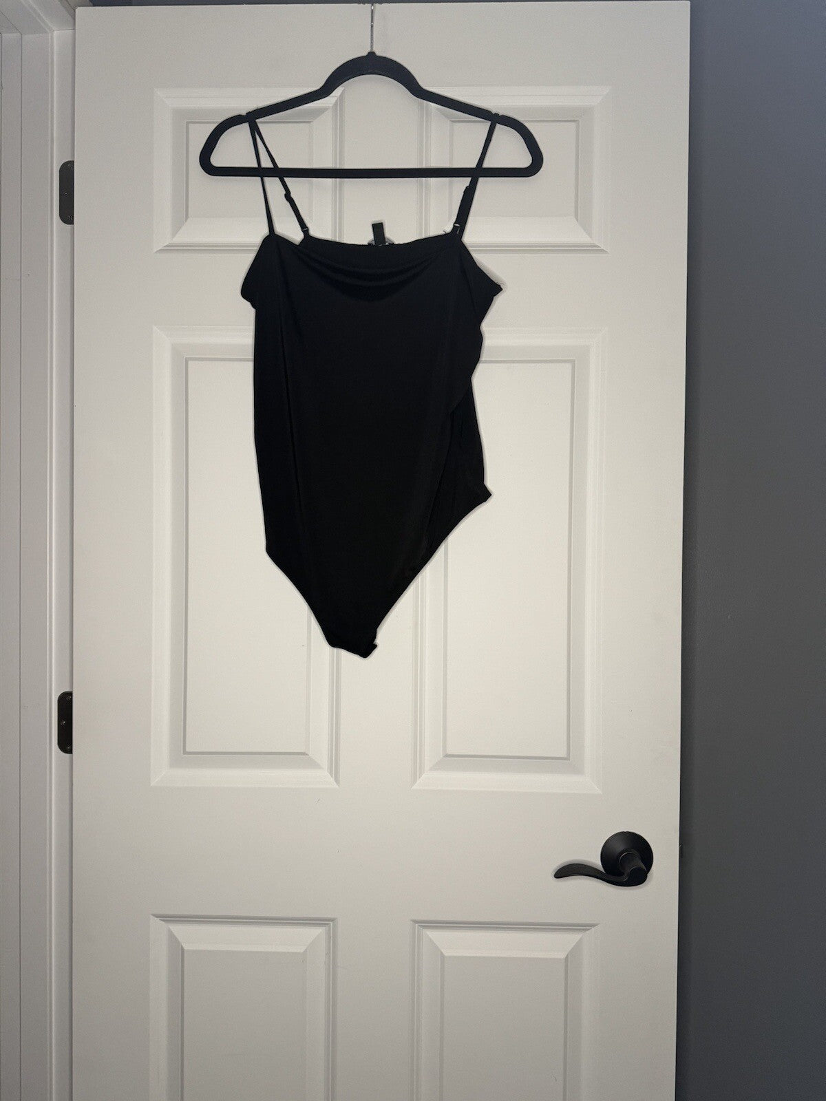 Express Body Contour Bodysuit Large Black 