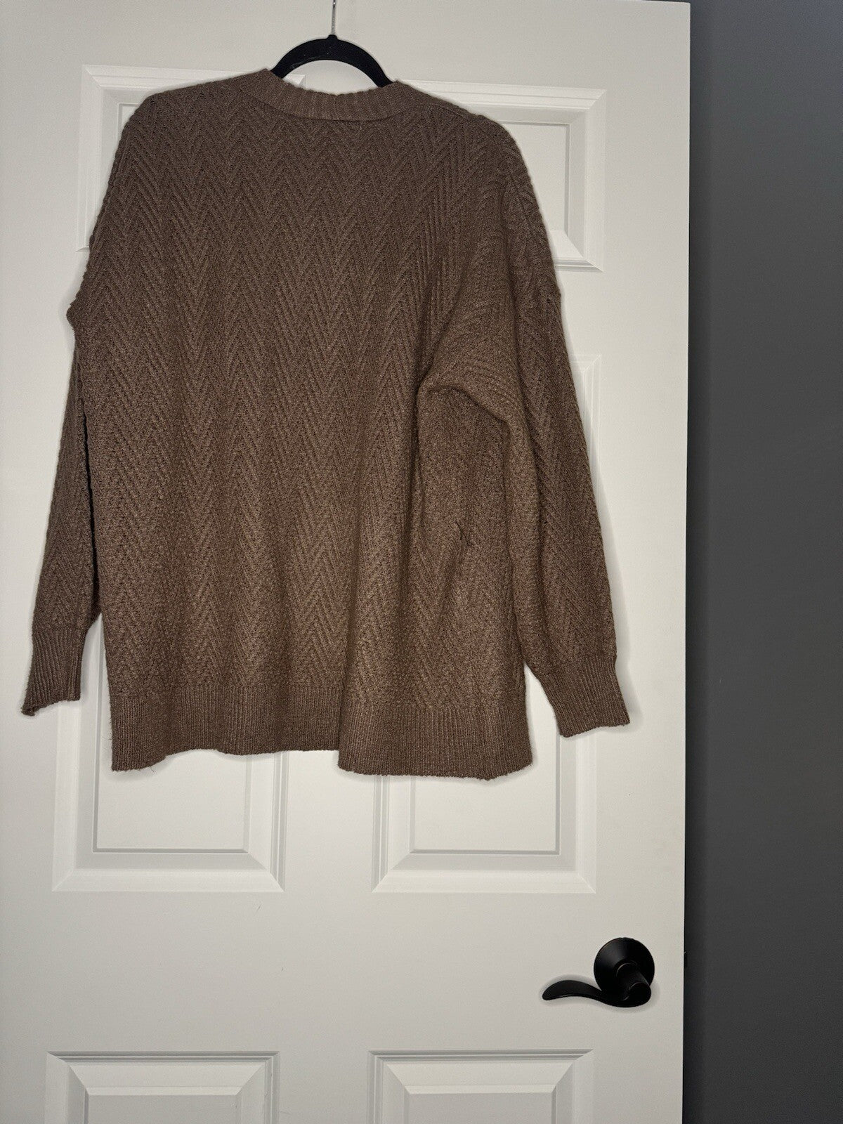 Staccato Brown Knit Sweater Xl Brown 