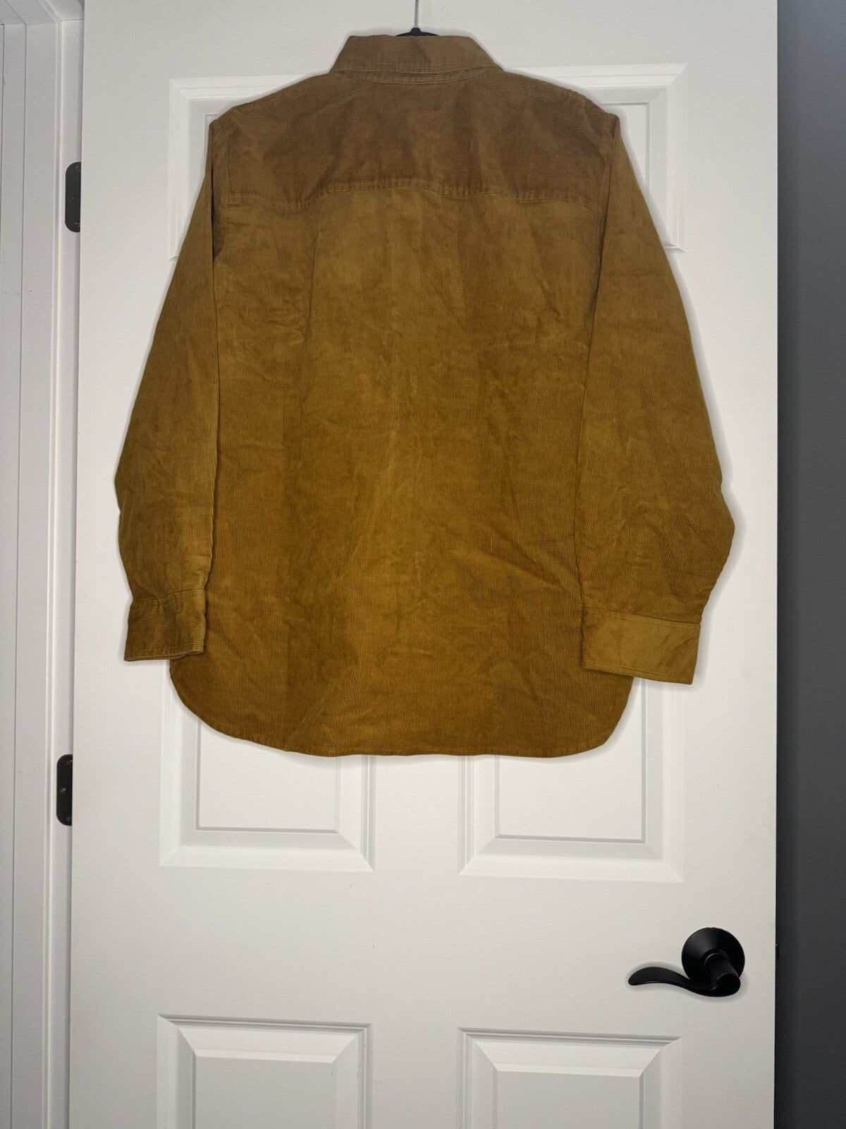 J Crew Mustard Cord Button Up Top Large Nwt Msrp 110.00