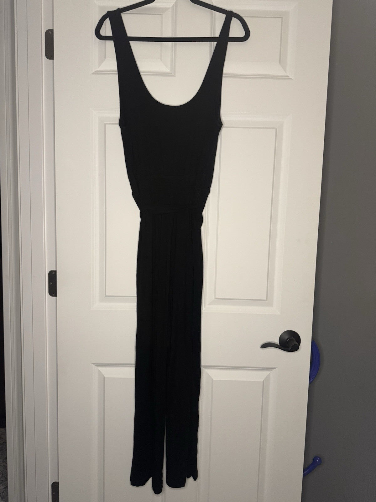 Bb Dakota Jumpsuit W Belt Black Large 