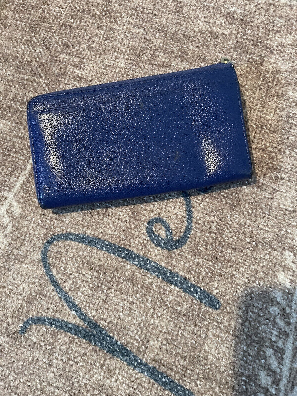 Kate spade wristlet blue small mark as shown