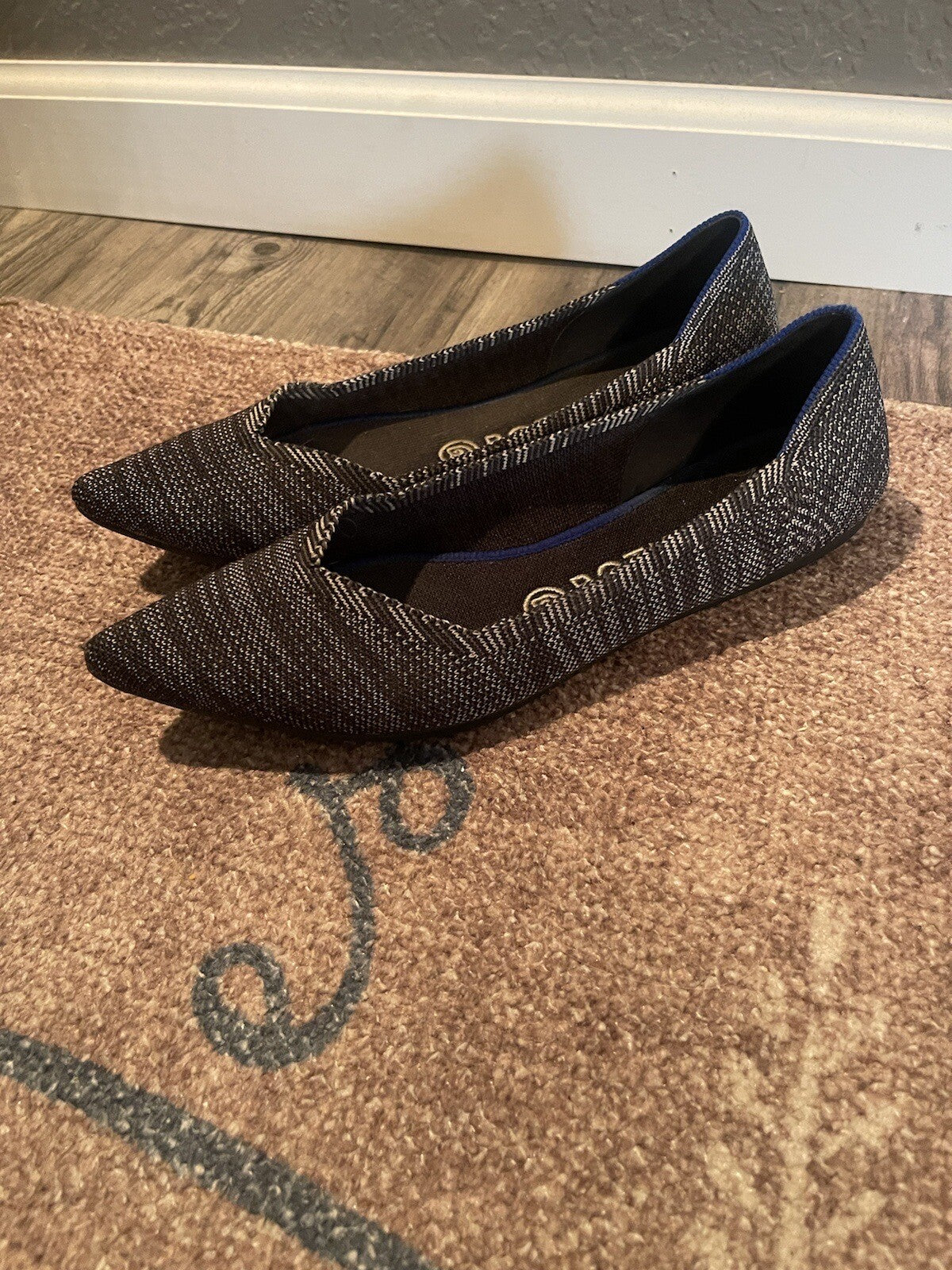 Rothy’s Charcoal Gray Mix Flats Size 8.5 