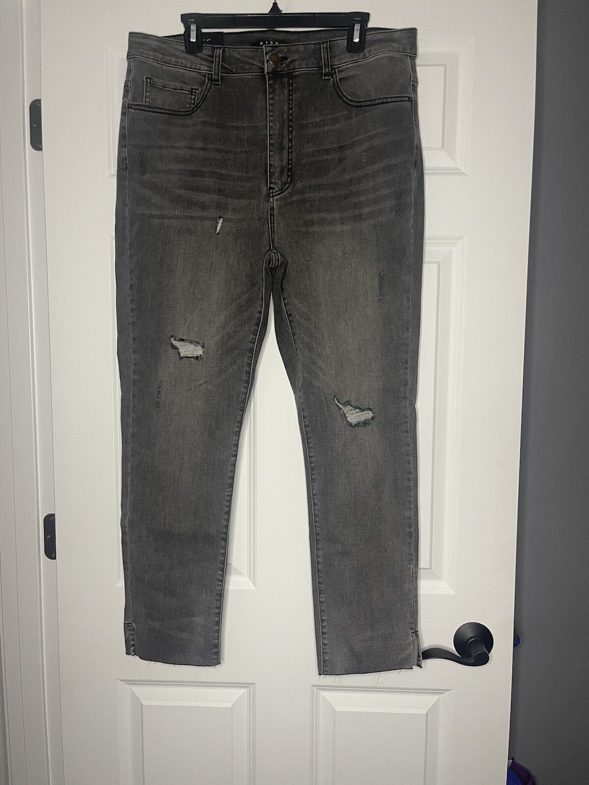 Risen gabriella skinny jeans gray/charcoal 2xl NWT