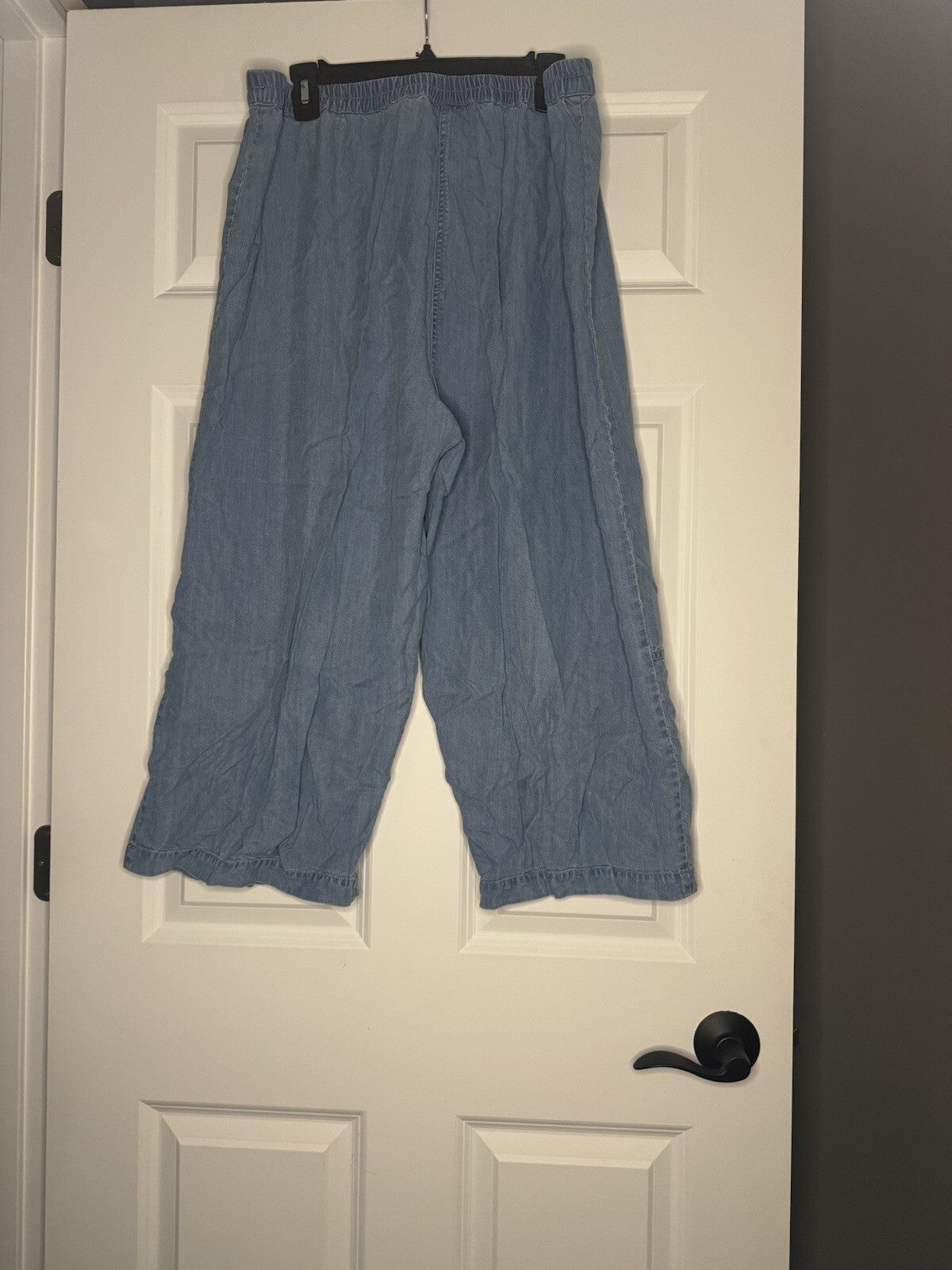 Too Fan 2 Piece Outfit 2x Blue Jean 3/4 Sleeve And Capris Nwt 