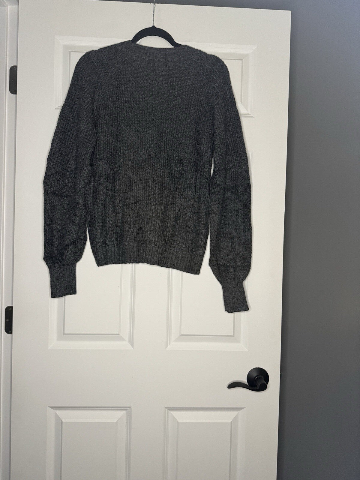Zeagoo Cardigan Sweater Knit Charcoal Xl Nwt 