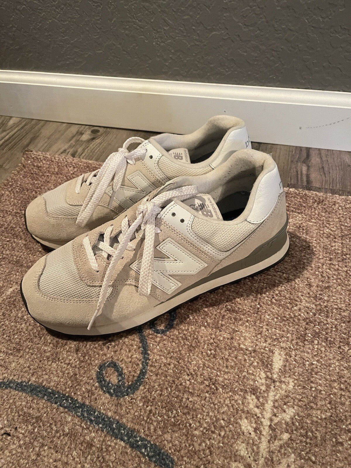 New Balance Sneakers Gray Baby Blue Size 10 Worn Once 