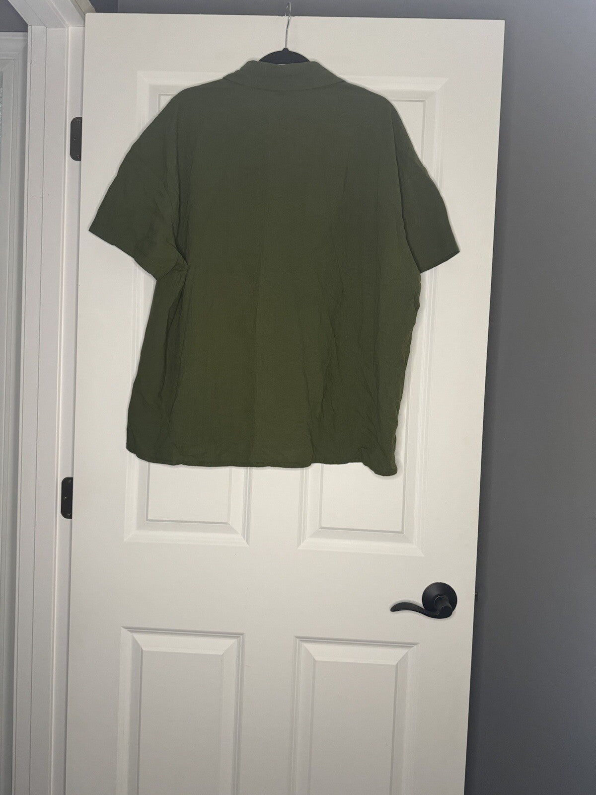 In’voland 2 Piece Outfit 16w Green Short Sleeve Button Up Shorts Nwt 