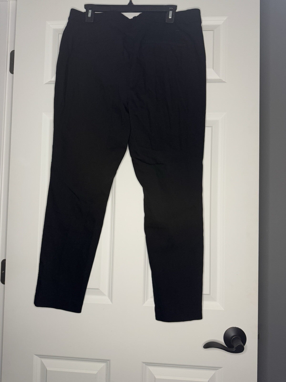 Loft The Skinny Curvy Black Slacks 14 