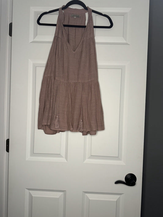 Wishlist Apparel Sleeveless Blouse Mauve Small 
