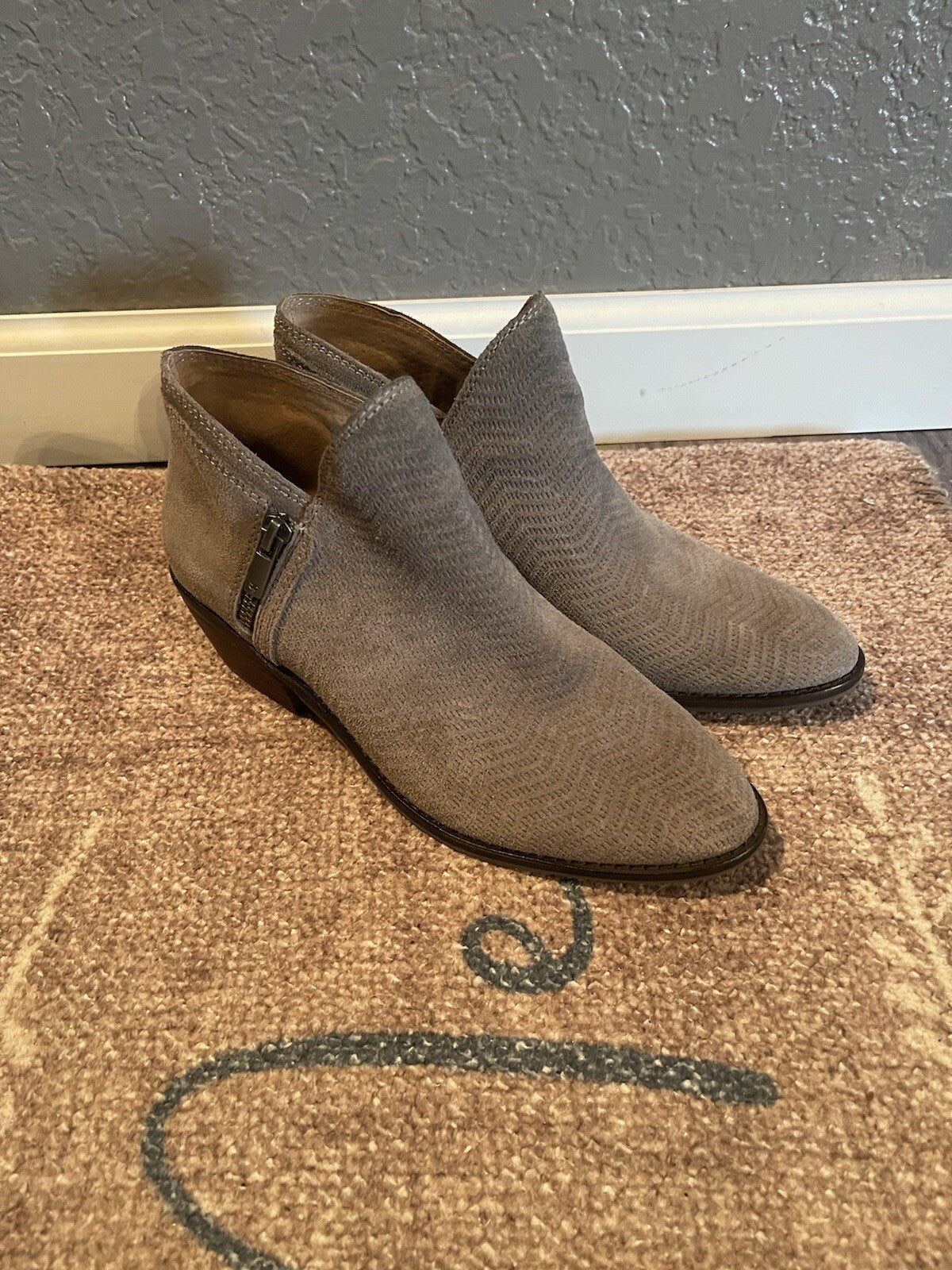 Lucky Brand Gray Booties Size 7.5