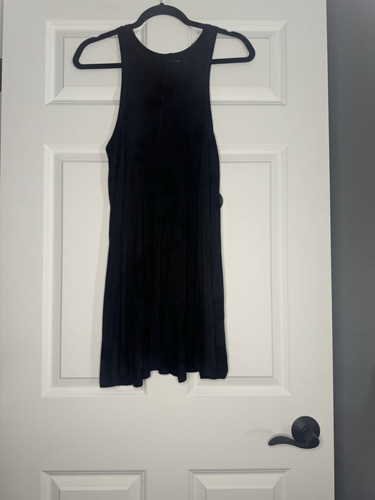 Amuse Society Sleeveless Dress XS Blue W Black Tie Dye Nwt 