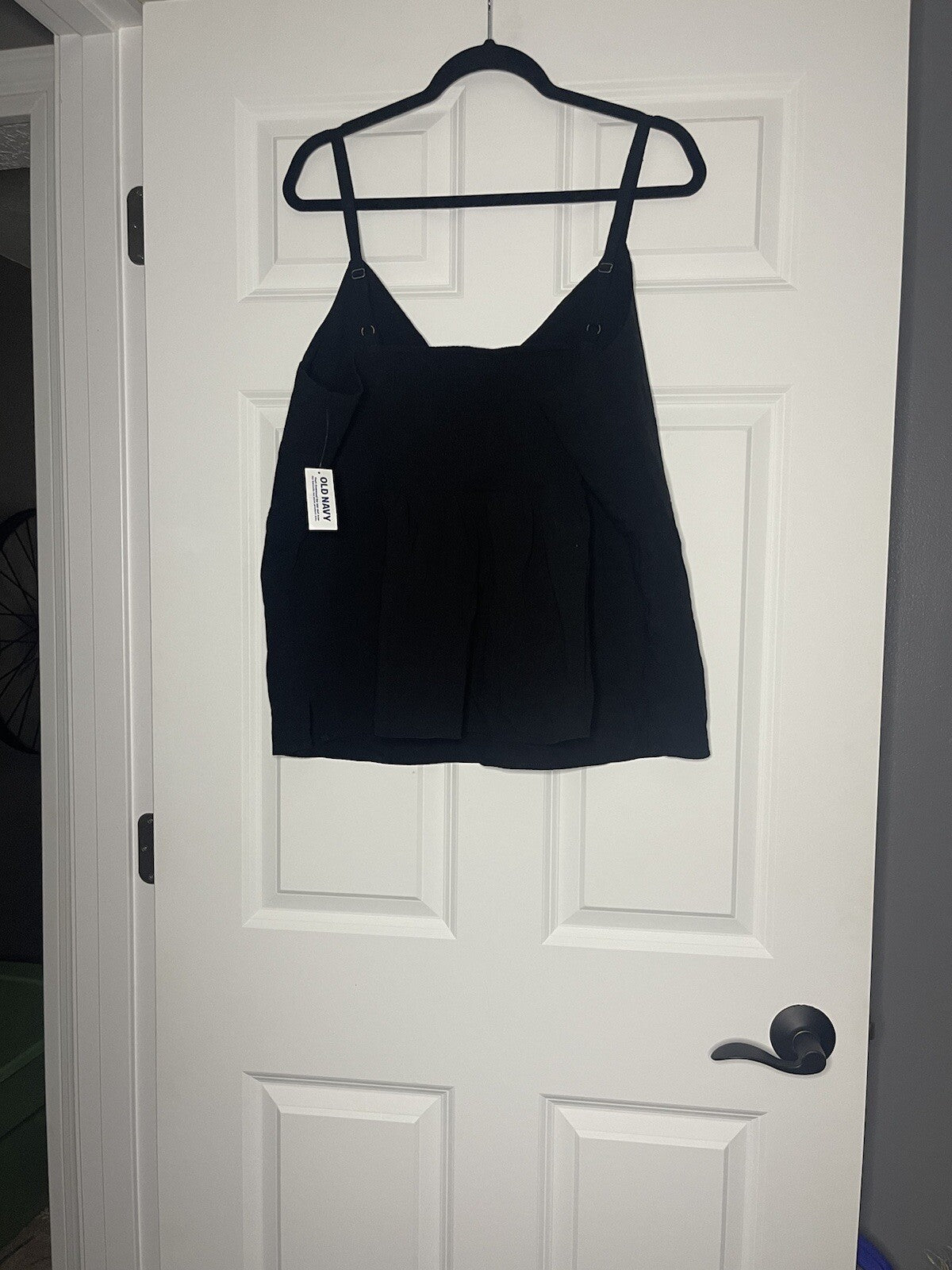 Old Navy sleeveless blouse black 2x nwt