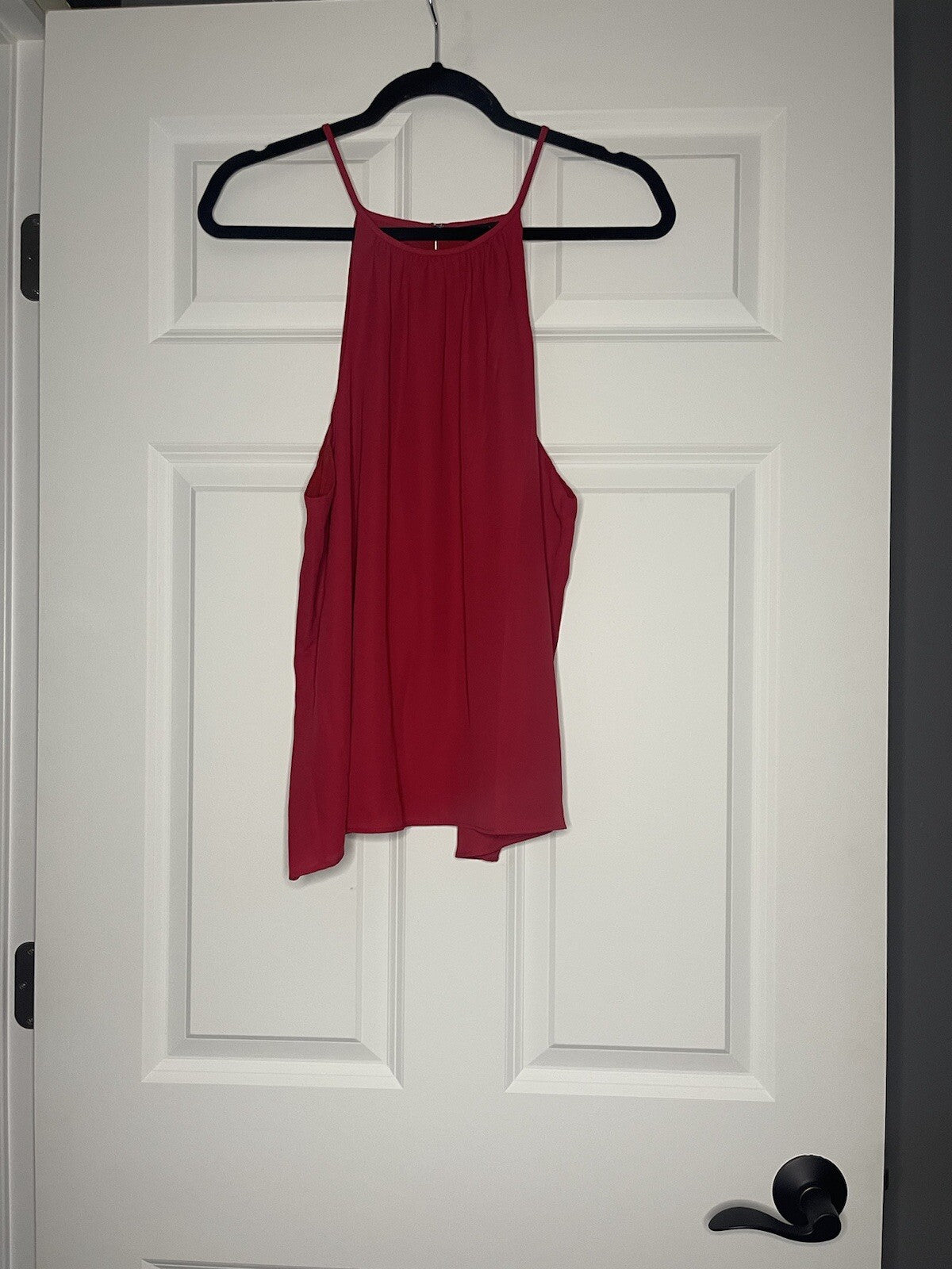Banana Republic sleeveless blouse xl red NWT
